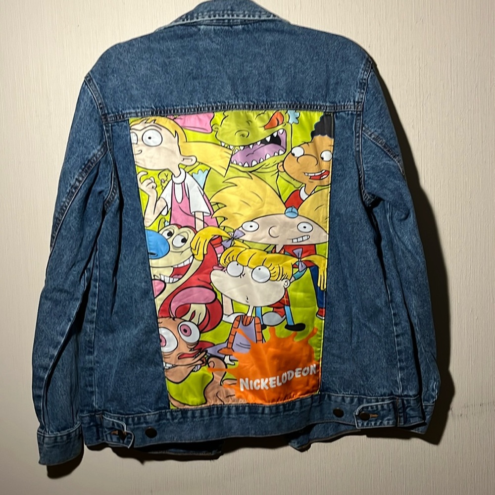 Nickelodeon Hey Arnold! Jean Jacket %100 Cotton